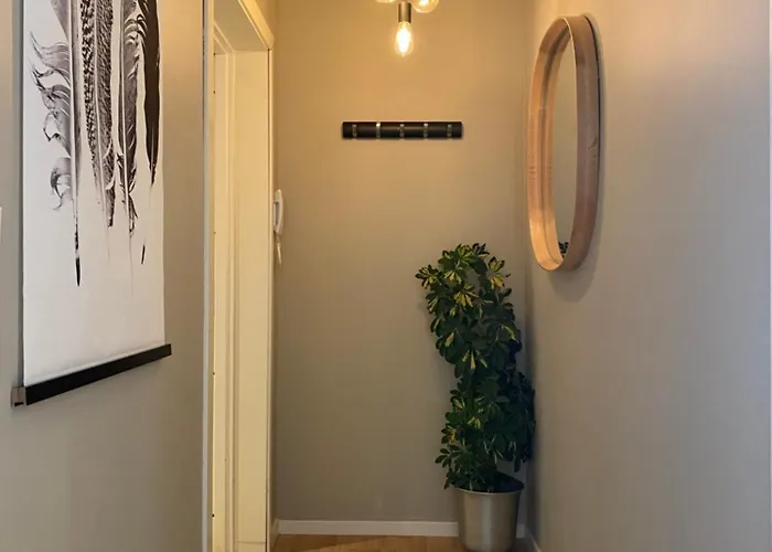 Spacious Modern Center 公寓 卑爾根